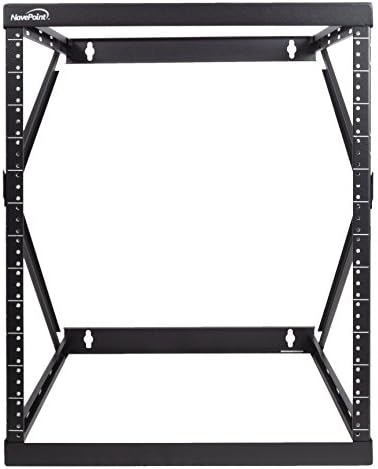 12U 2 Post Wall Mount 18 Inch Deep Network Server Rack V2170