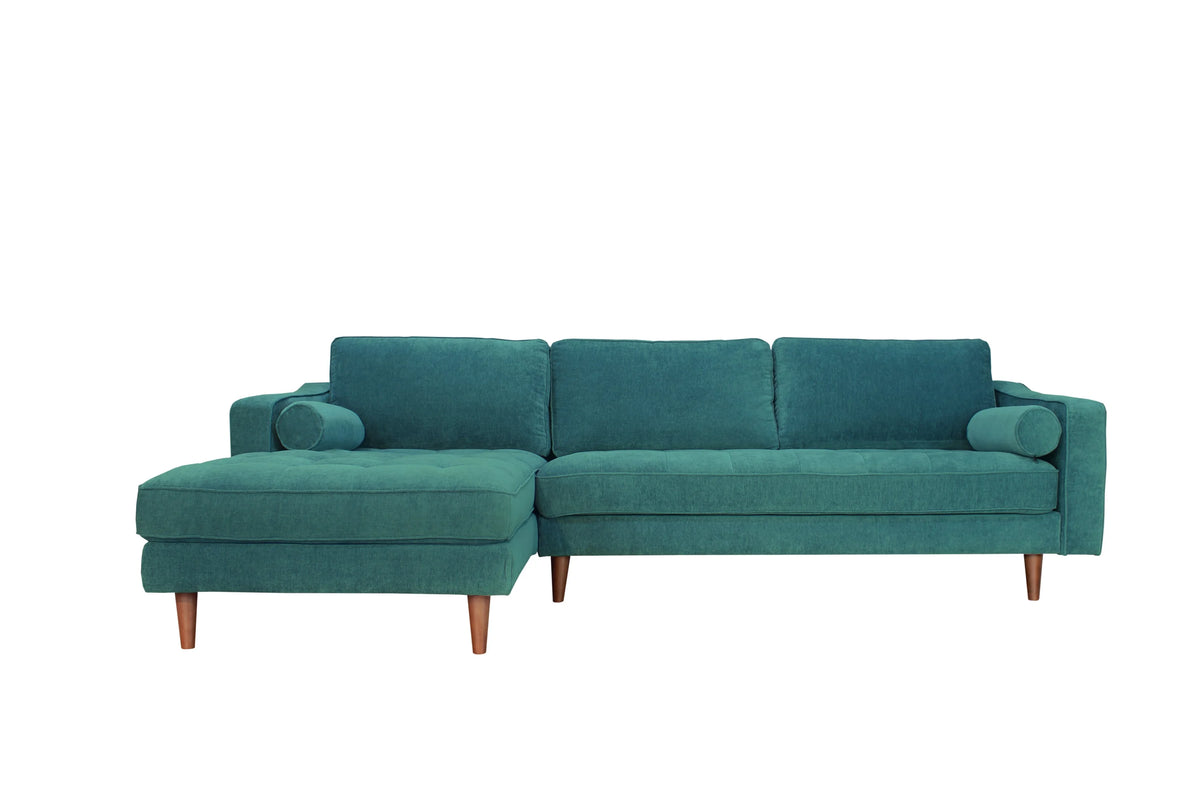 Turquoise Sectional Sofa D3358