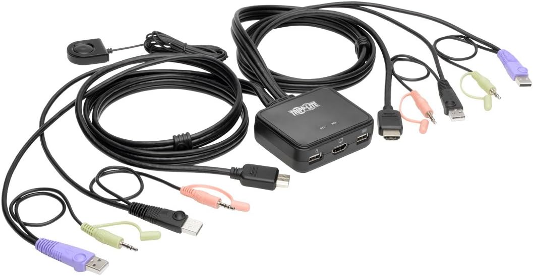 KVM Console to USB 2.0 Laptop Crash Cart Adapter with Video Capture N87598