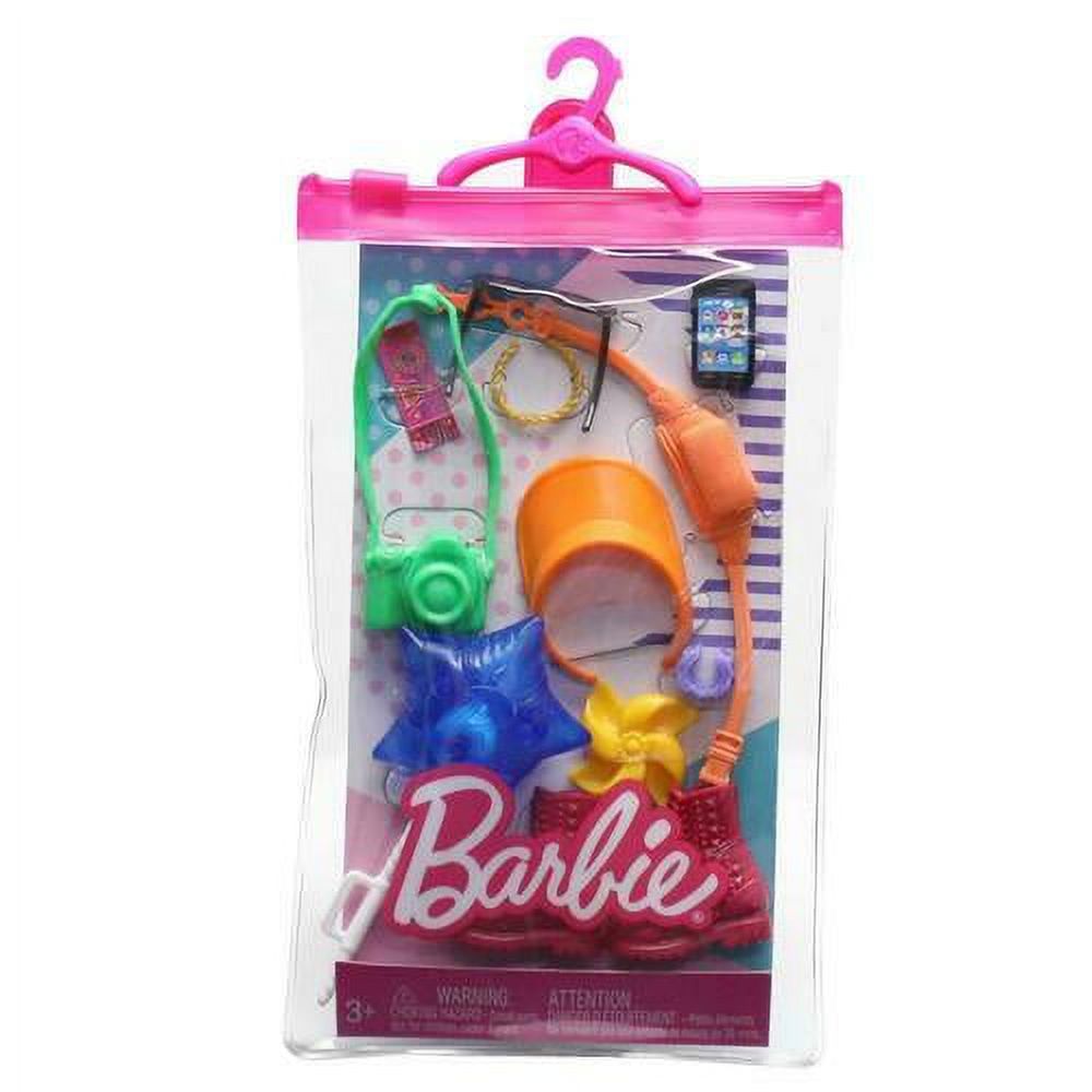 Barbie Fashion Pack Long Sleeve Denim Jacket & Accessories E3119