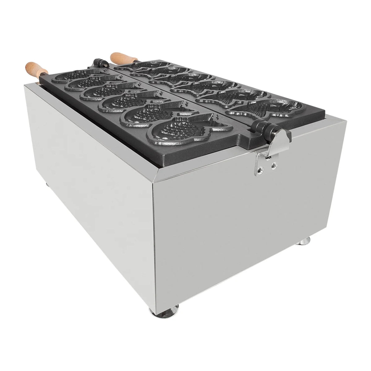 6 Close-Mouth Fish Shaped Waffle Electric Taiyaki Machine E879