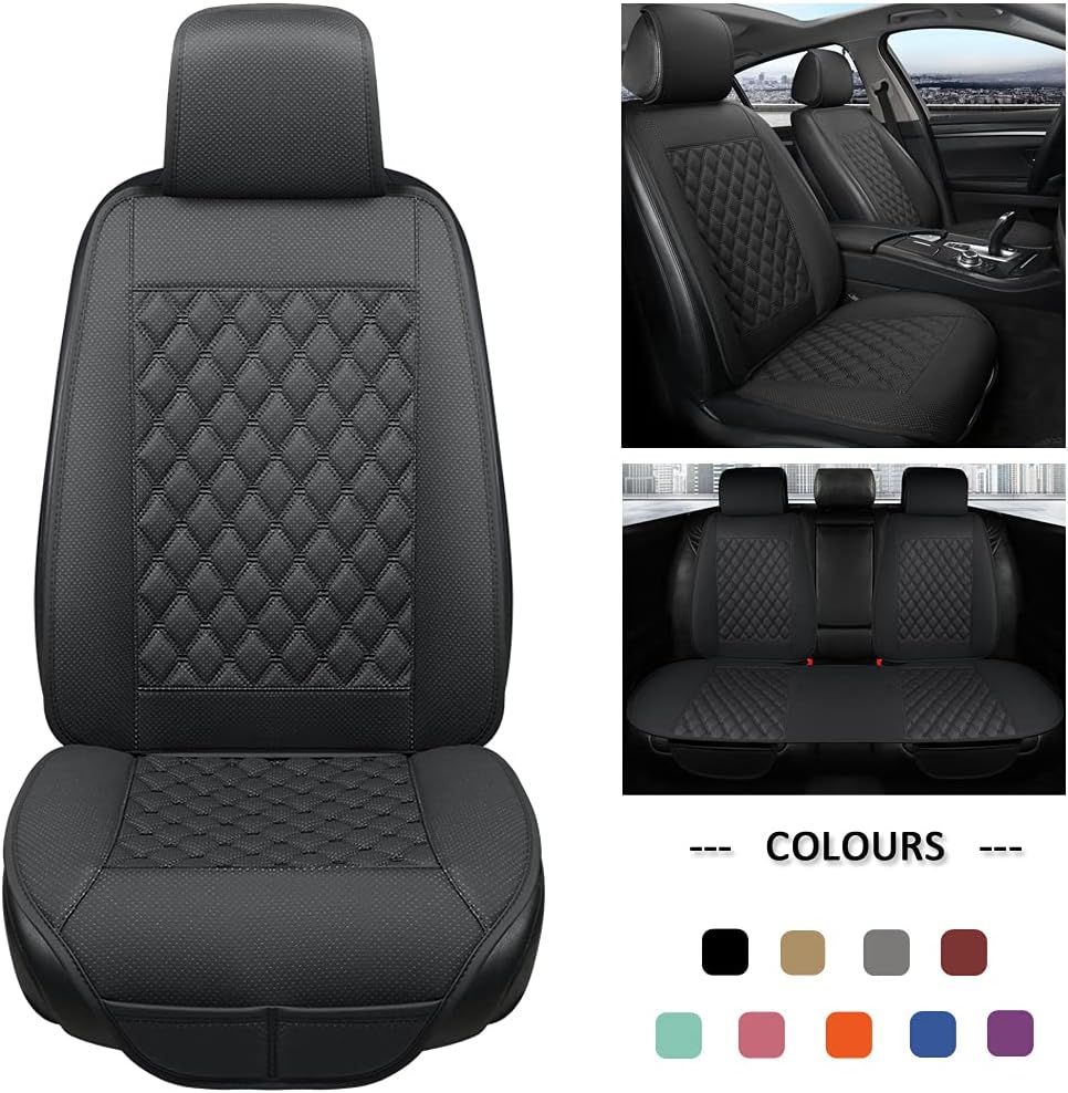 Blue Diamond Pattern Car Seat Covers J322
