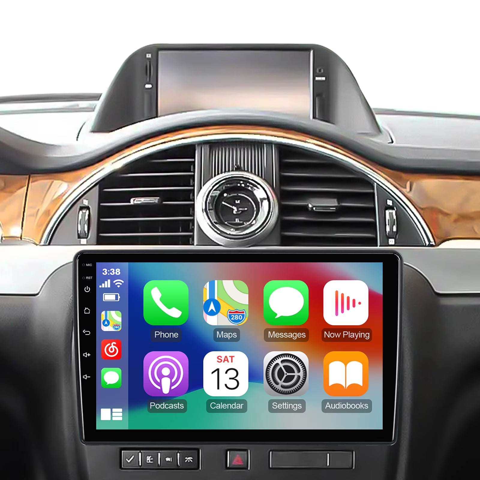 10.1 inches Android 12 Double Din Car Stereo IPS Touchscreen Car Radio with Backup Camera GPS I775