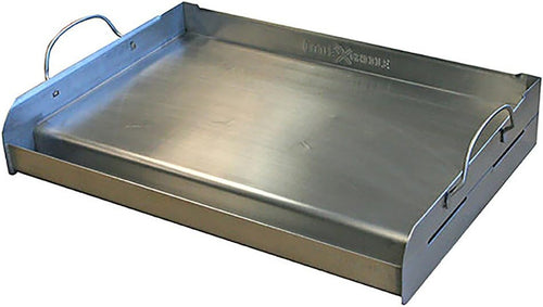 100% Stainless Steel Griddle with Removable Handles (25x16x6.5) V131