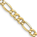 14K Yellow Gold 8.5 mm 20 in. Figaro Chain A716
