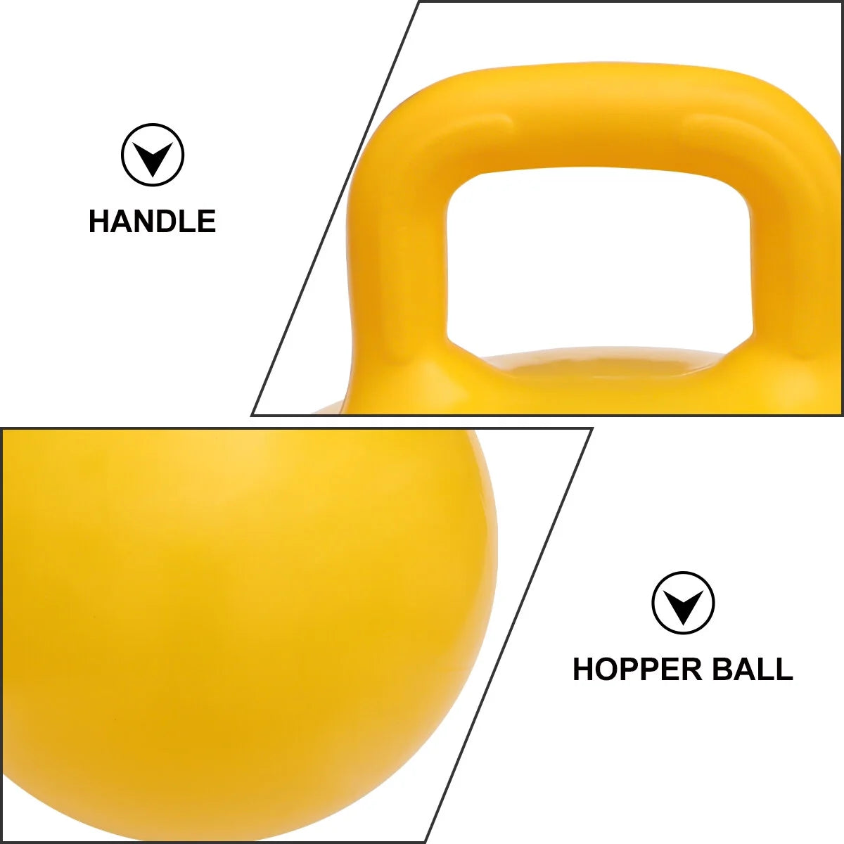 Yellow Inflatable Hopper Ball B5167