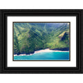 Black Ornate Wood Framed Art Print D70662