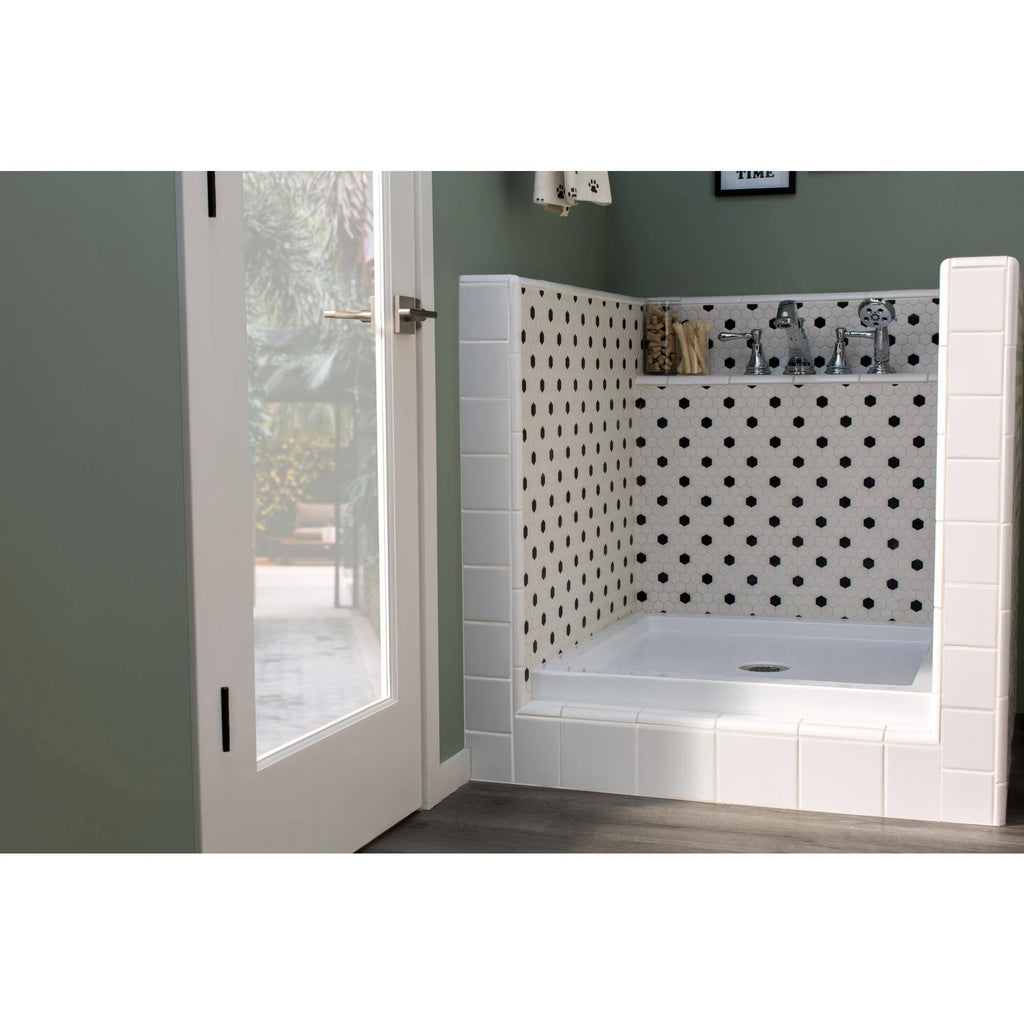 Chrome Deck Mounted Roman Tub Filler Trim with Hand Shower U2236