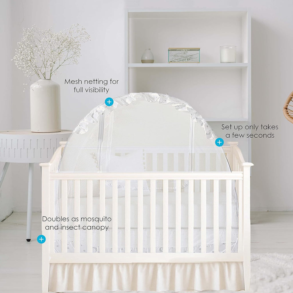 White Mesh Crib Tent Pack of 2 N28467