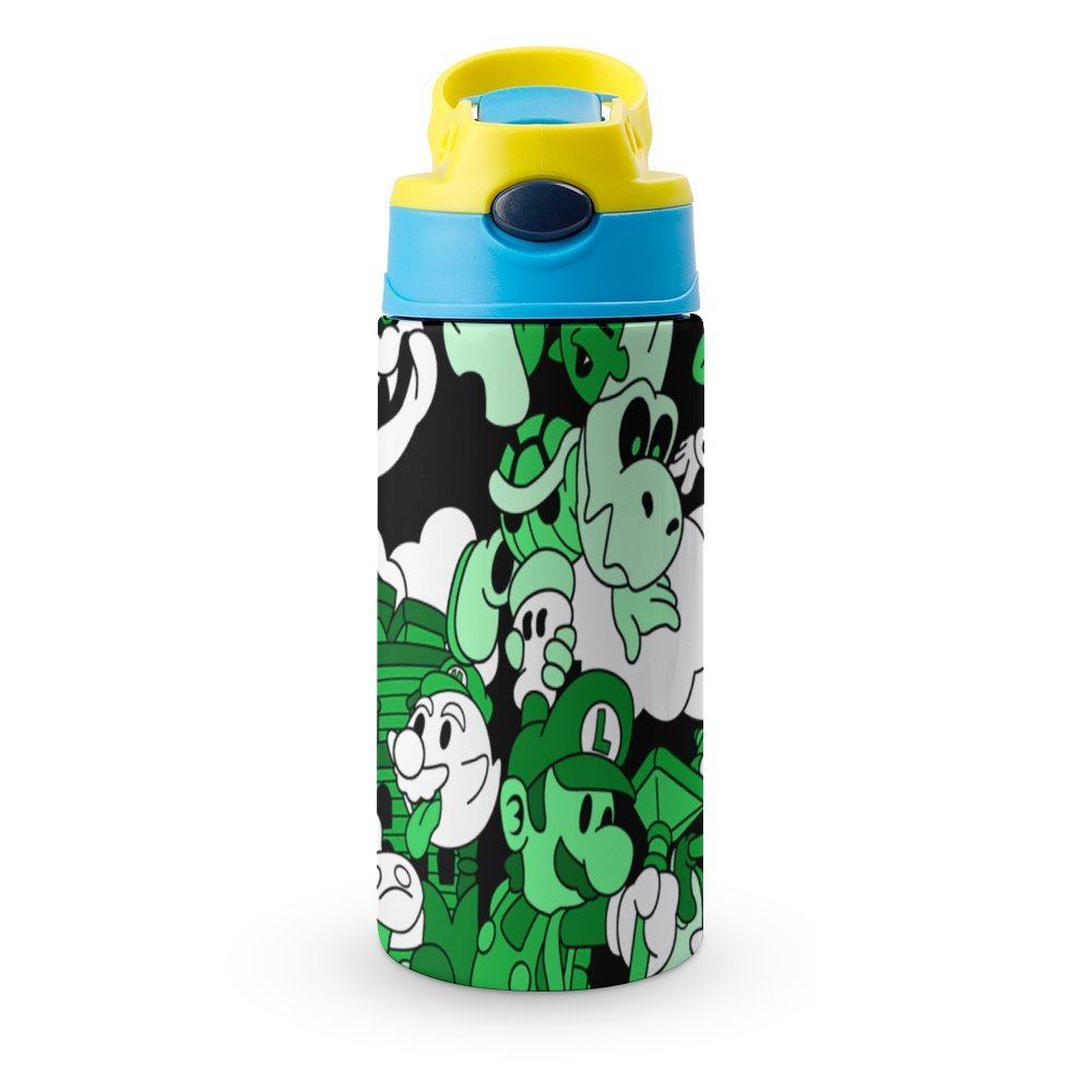 Insulated Stainless Steel Water Bottle with Straw I534554
