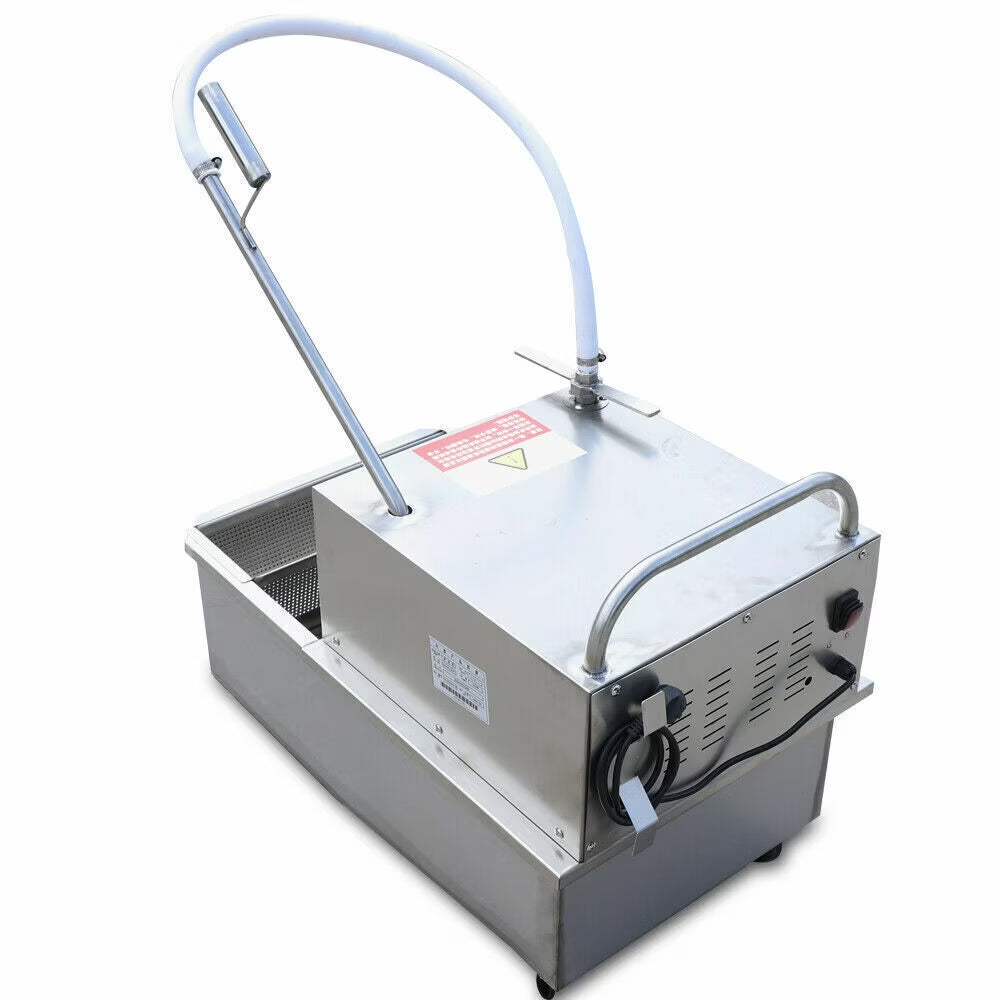 55L Fryer Oil Filter Cart Machine Commercial Kitchen Filtration System 110v/60hz P70198
