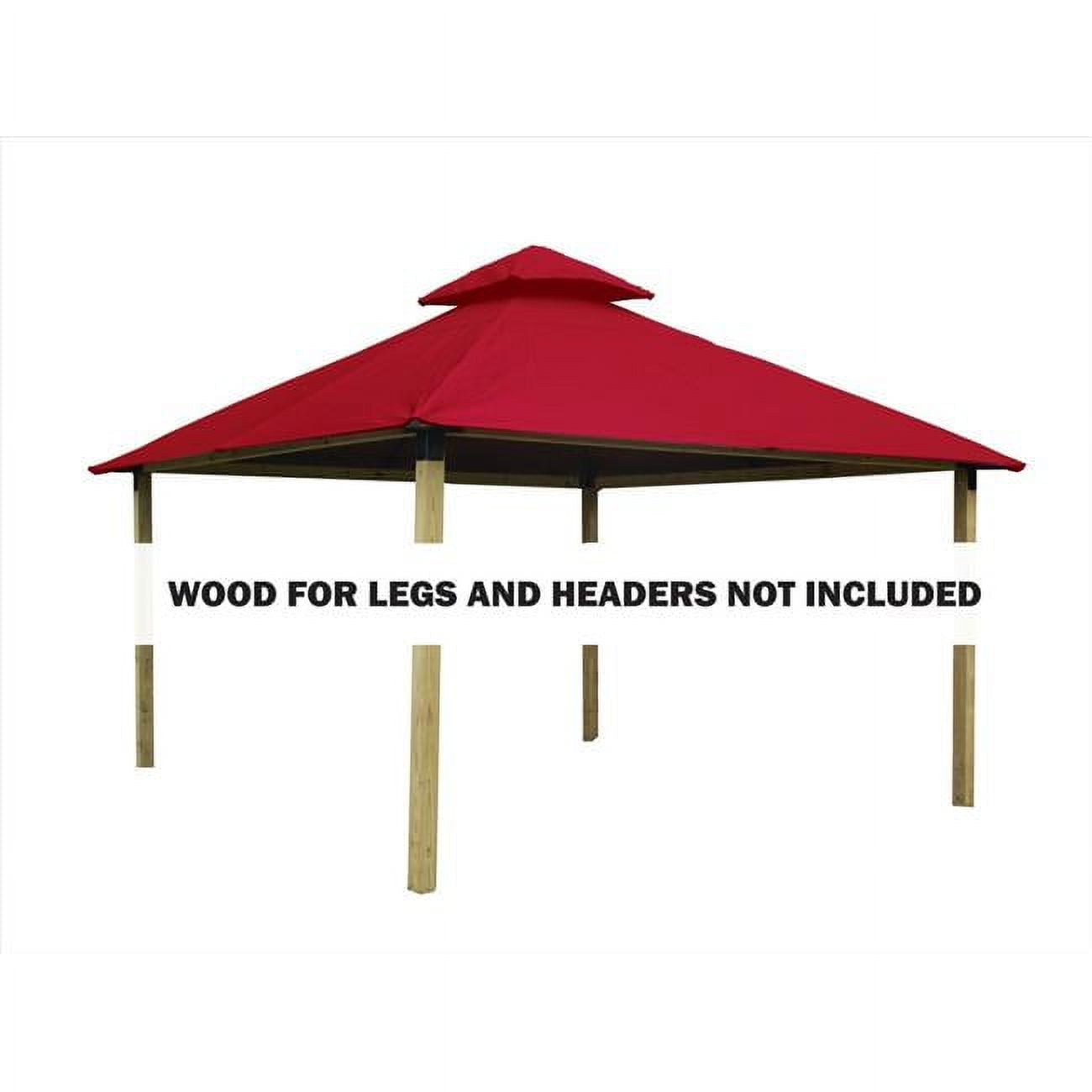 Cardinal Red Gazebo Roof Framing & Mounting Kit with Canopy K489