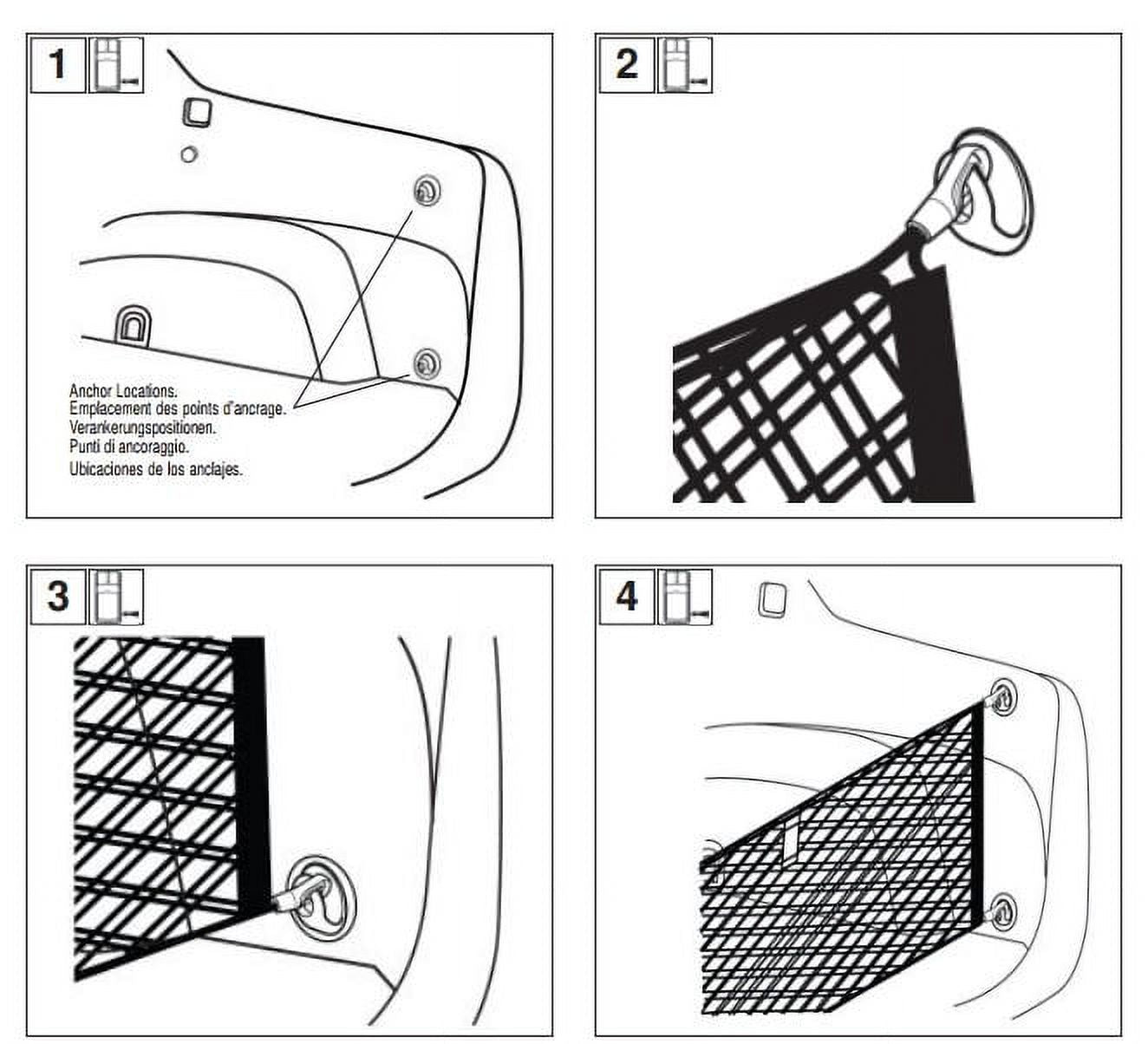Trunk Cargo Net for Subaru Impreza 2012-2016 Crosstrek 2013-2017 G982