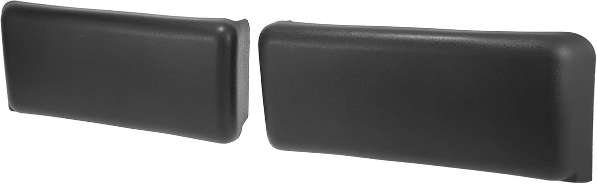 Black Plastic Car Front Bumper Guards Pack of 2 L191