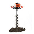 52cc 2 Stroke Gas Powered Post Hole Digger with Drill Bits and Extension Rods Z898334