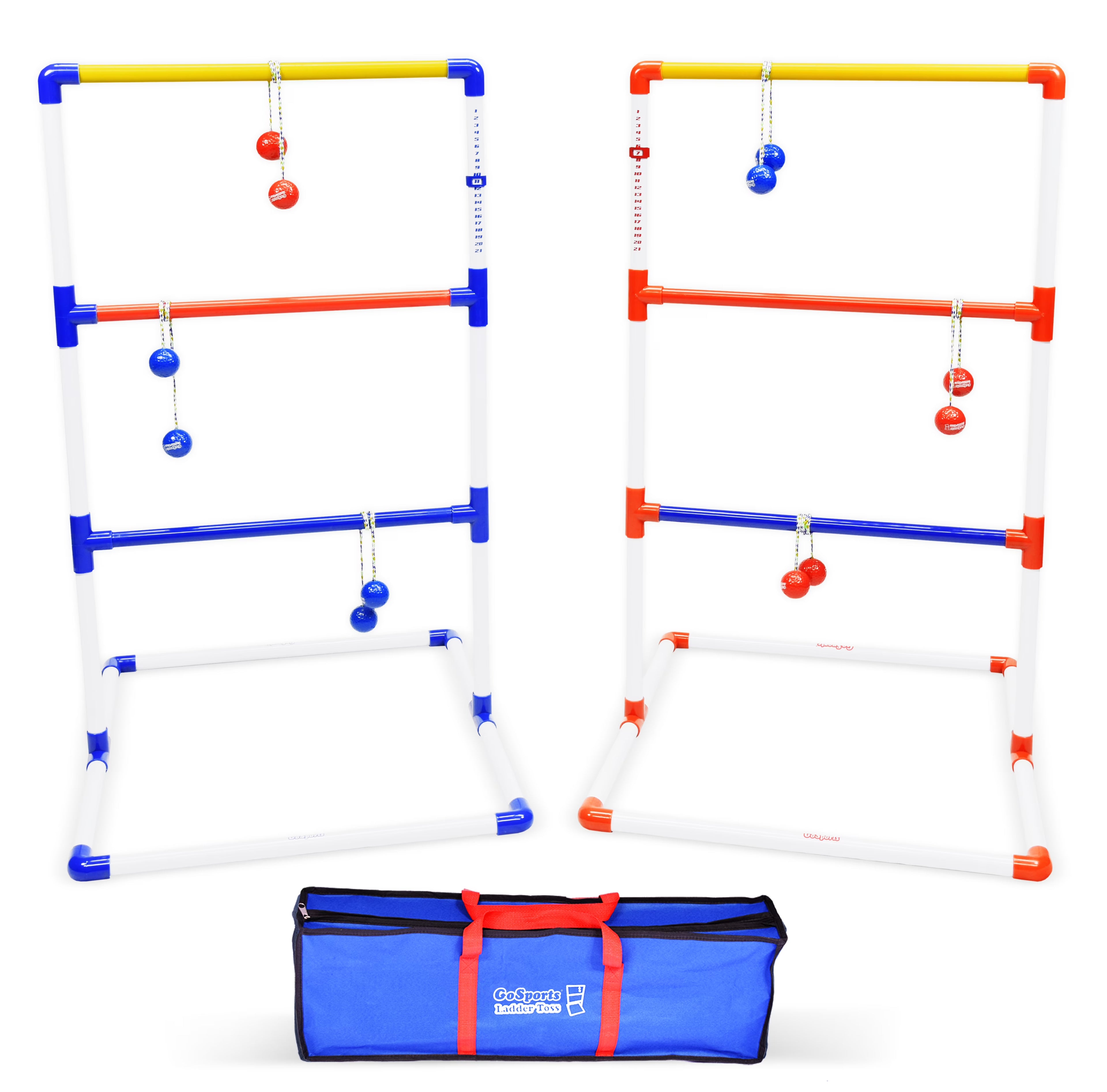 Ladder Toss Game Set with 6 Bolos and Carrying Case D50616
