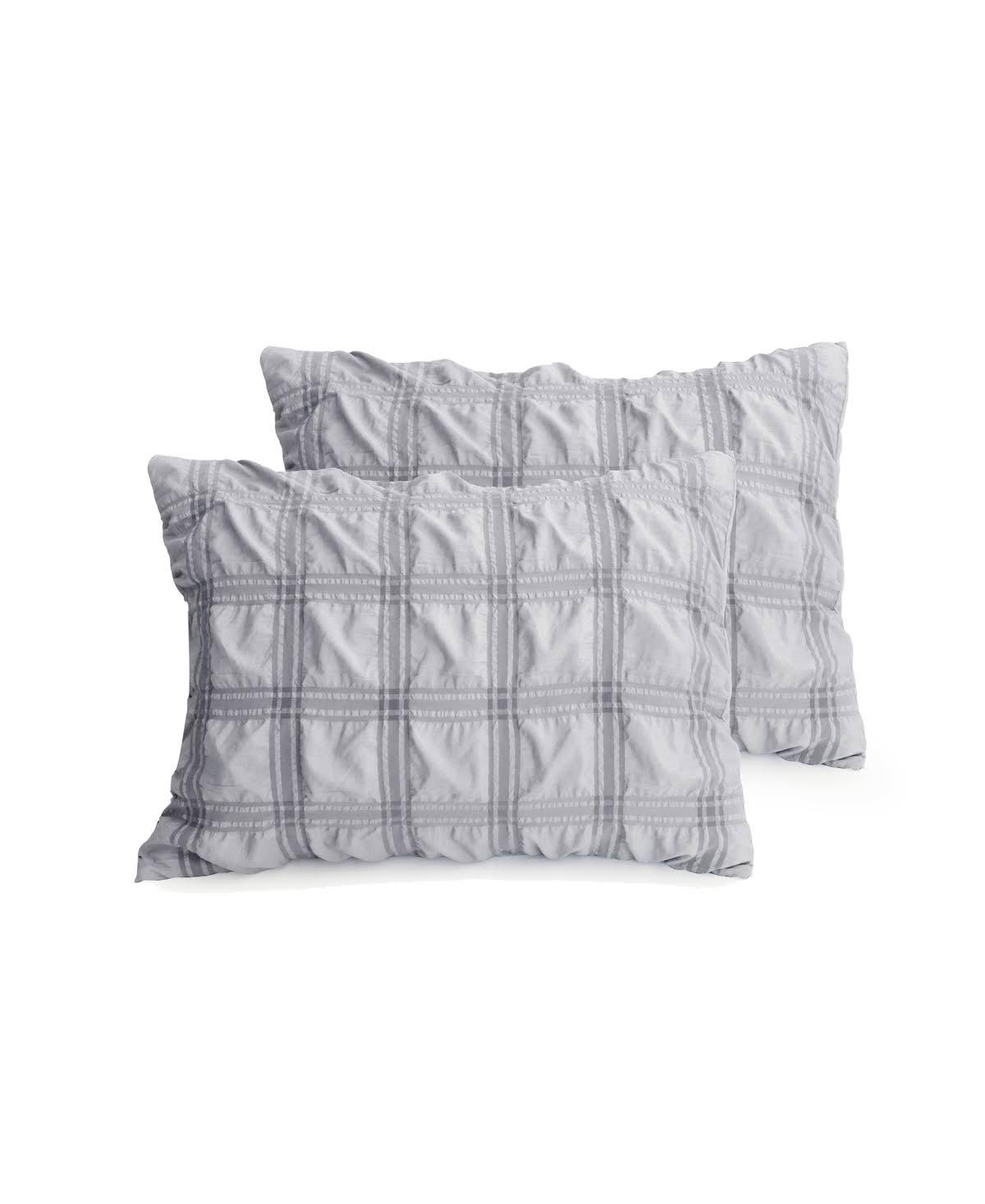 Grey Oversized Waffle Comforter 3 PC Set Full/Queen I105969