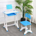 2 Piece Play Table and Chair Set Blue/Gray C498
