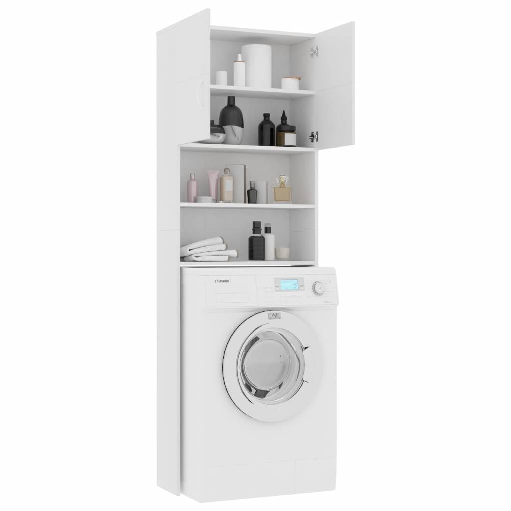 White Chipboard Washing Machine Cabinet W13113