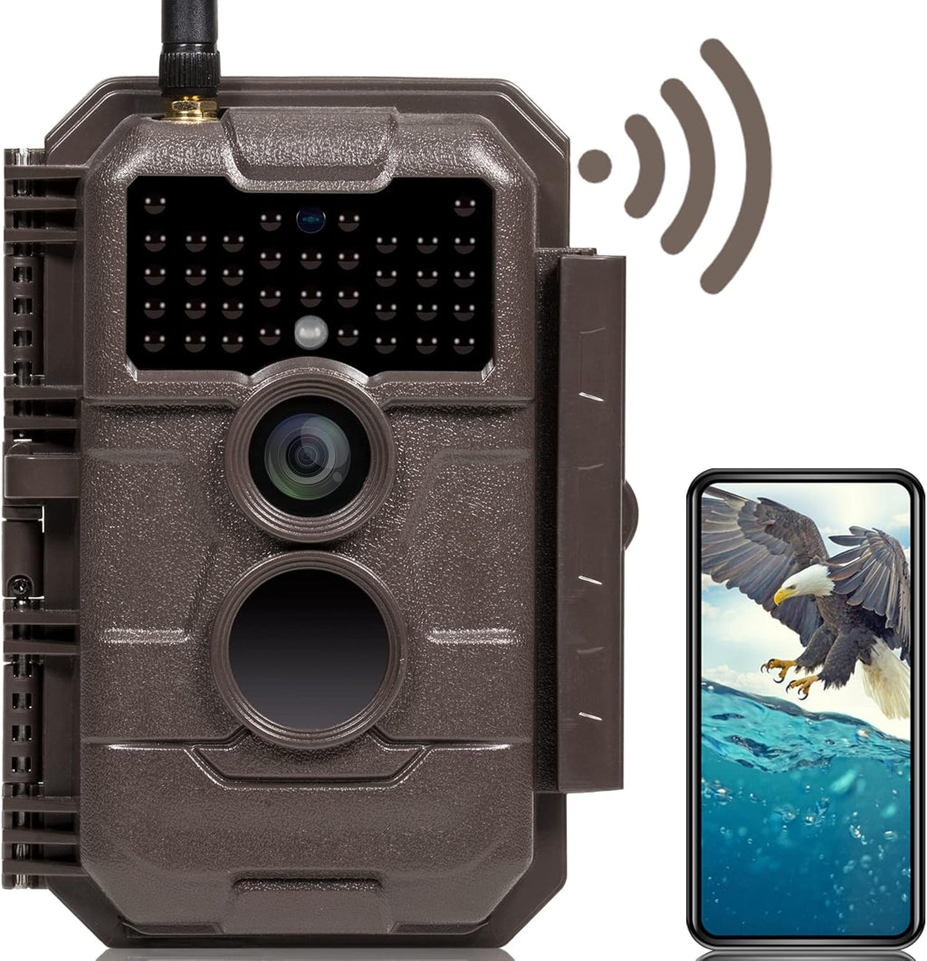 Brown Trail Camera with No Glow Night Vision E7367