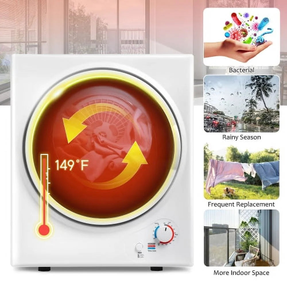 Electric Portable Clothes Dryer with Easy Knob Control G405614