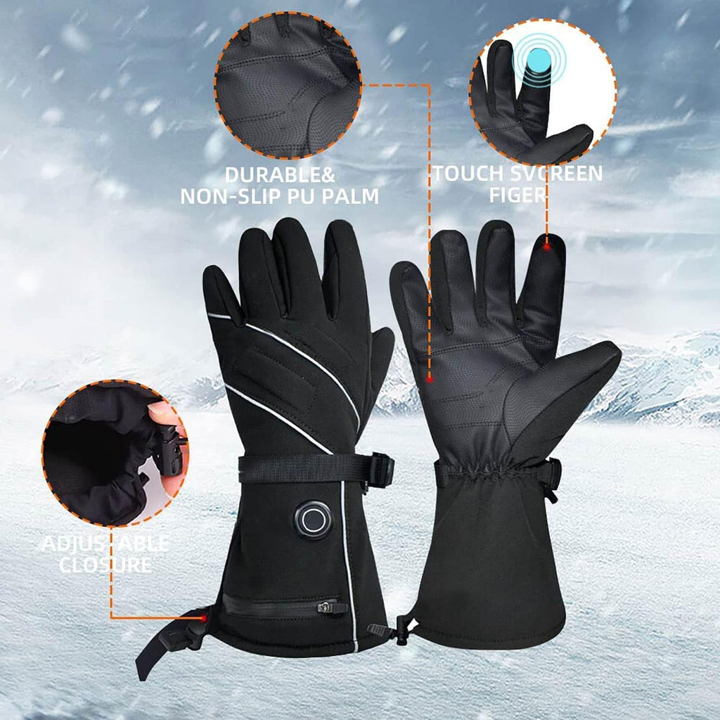 Rechargeable Battery Waterproof Heated Gloves N48574