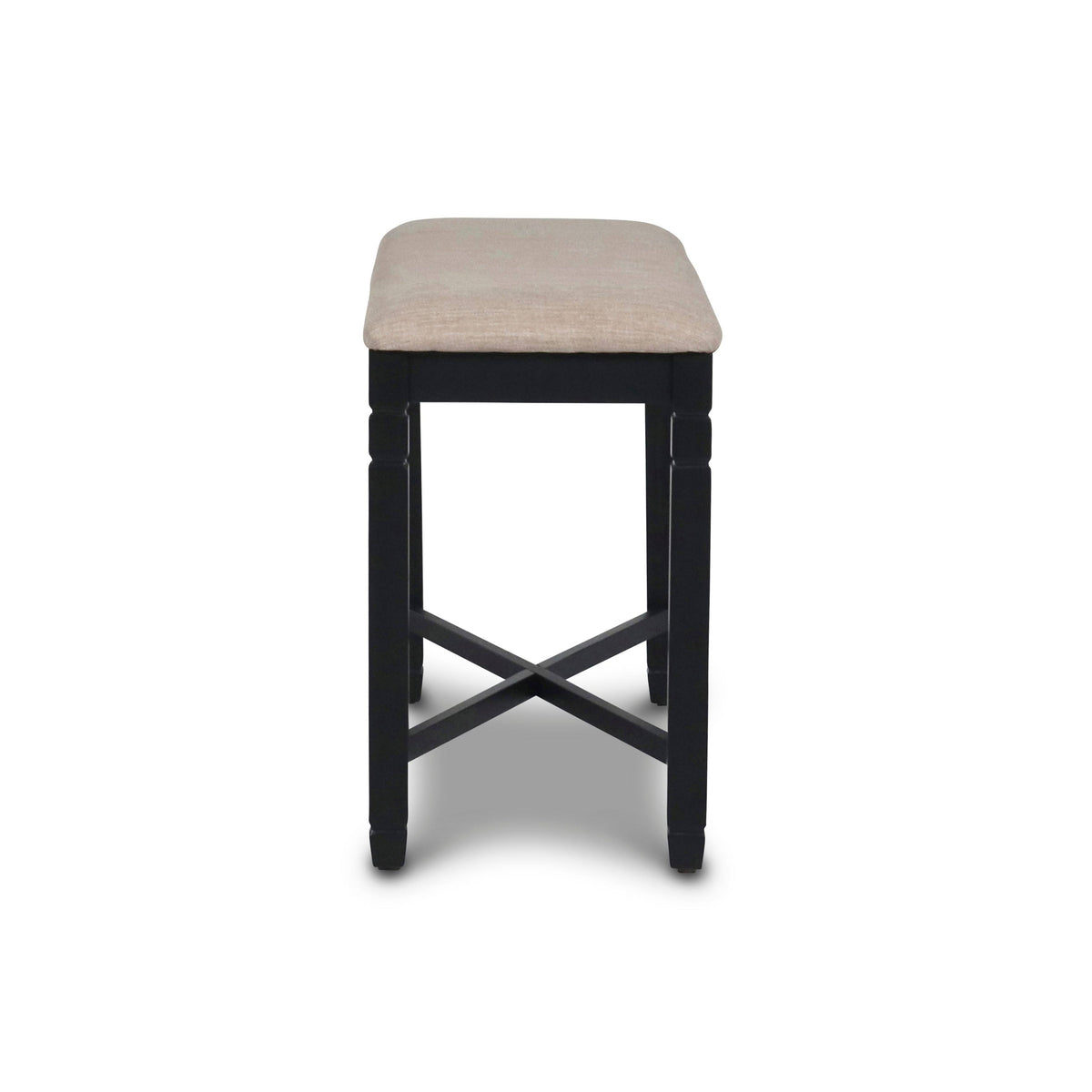 Black Counter Backless Bench T683