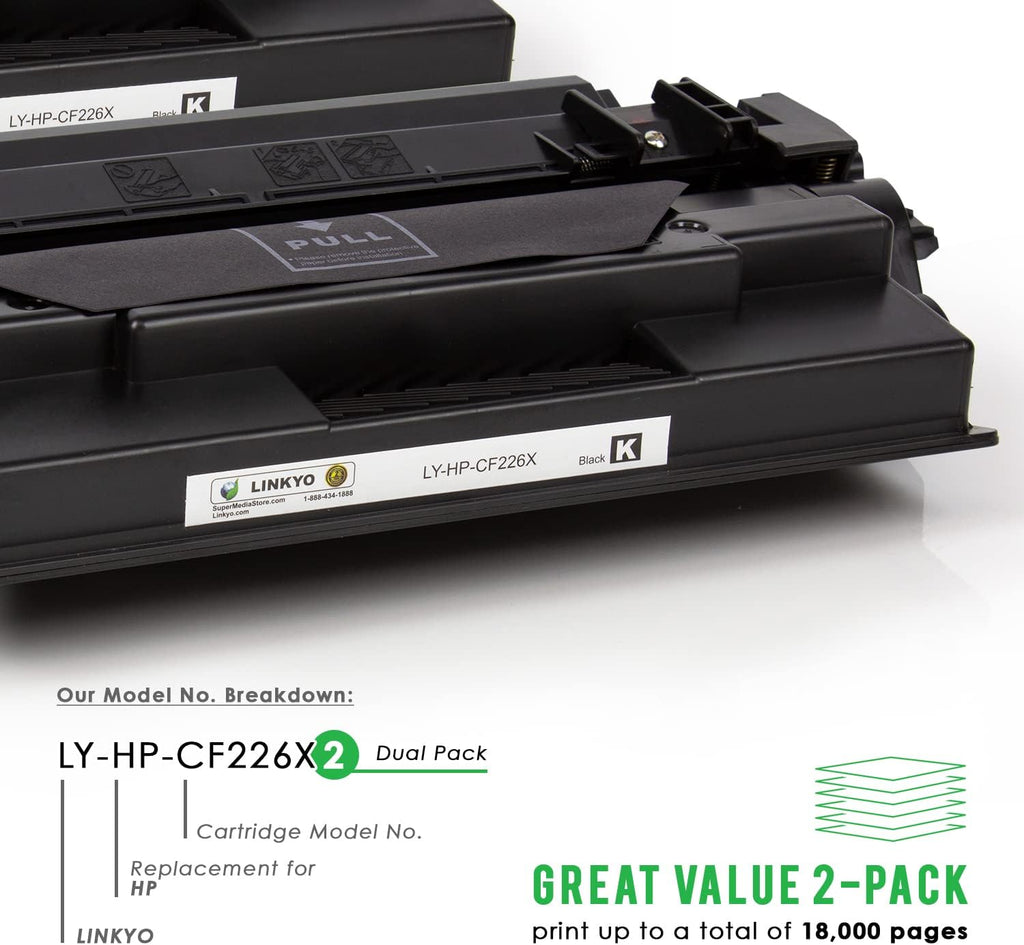 Compatible Toner Cartridge Black High Yield 2-Pack O176776