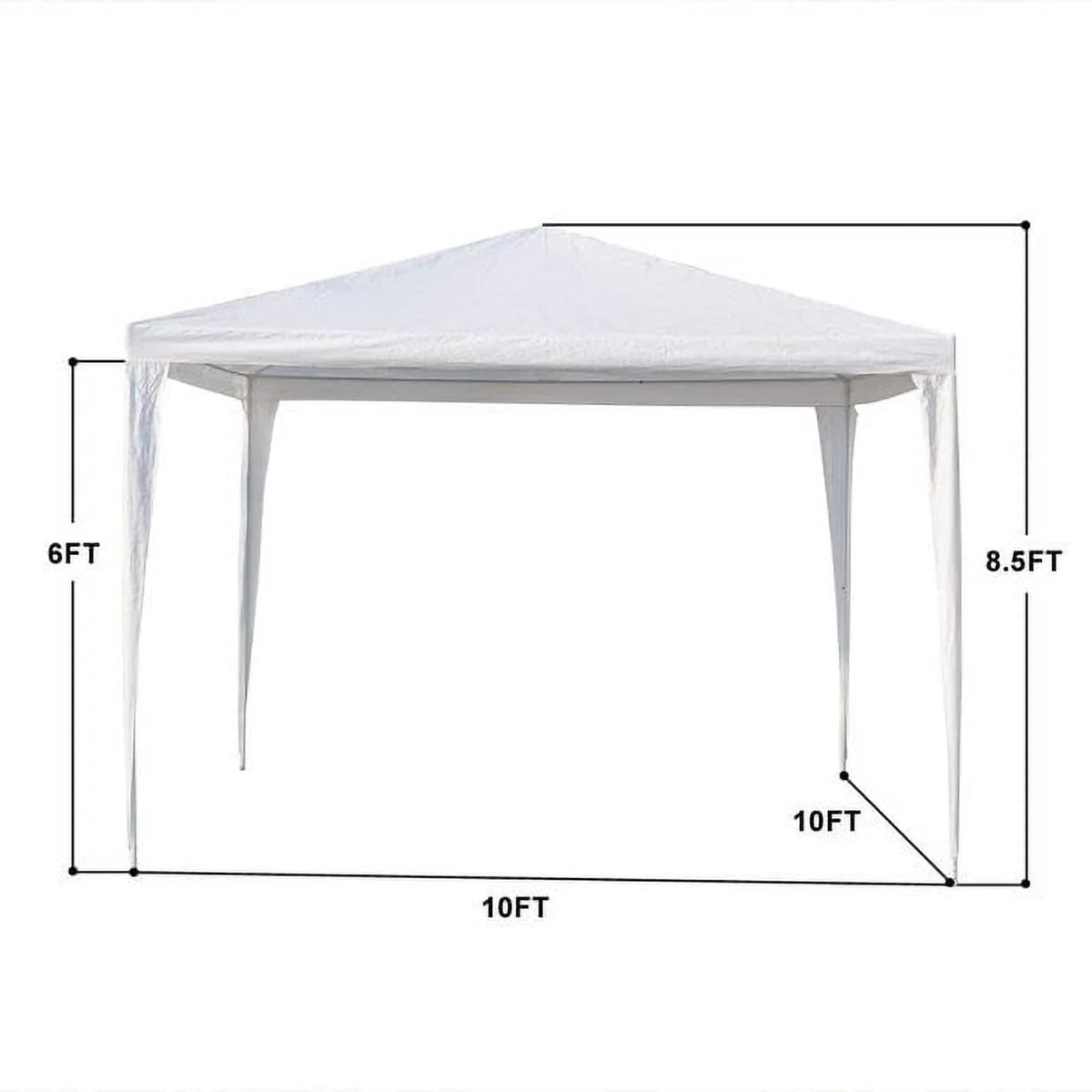 Patio Tent with 4 Removable Side Walls Y3256