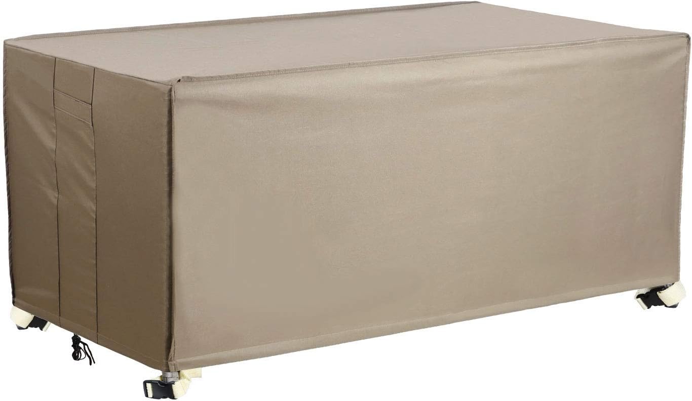 Waterproof Heavy Duty Outdoor Storage Box Cover with Straps and Handles Z423130