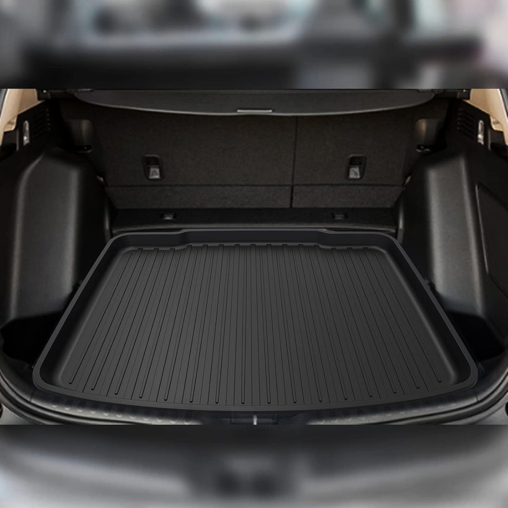 Black Rear Cargo Mat Trunk Liner Pack of 2 F3657