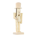 Wooden Nutcrackers Unpainted Dolls Christmas Ornaments Figures T278880