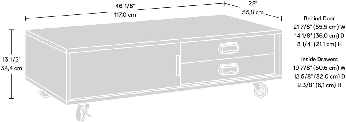 Black Café Coffee Table Pack of 2 N386933