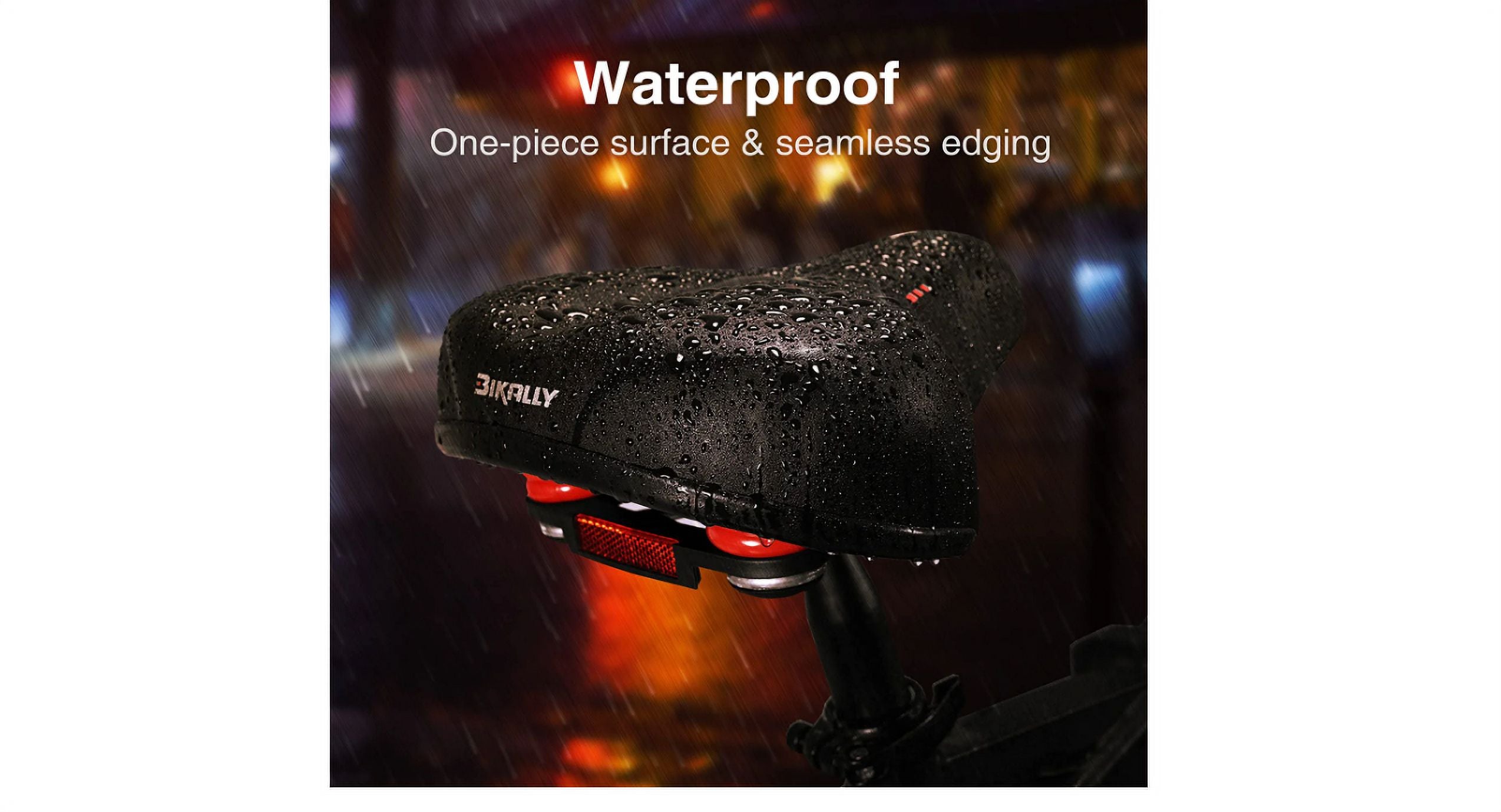 Black Comfort Bike Seat P347