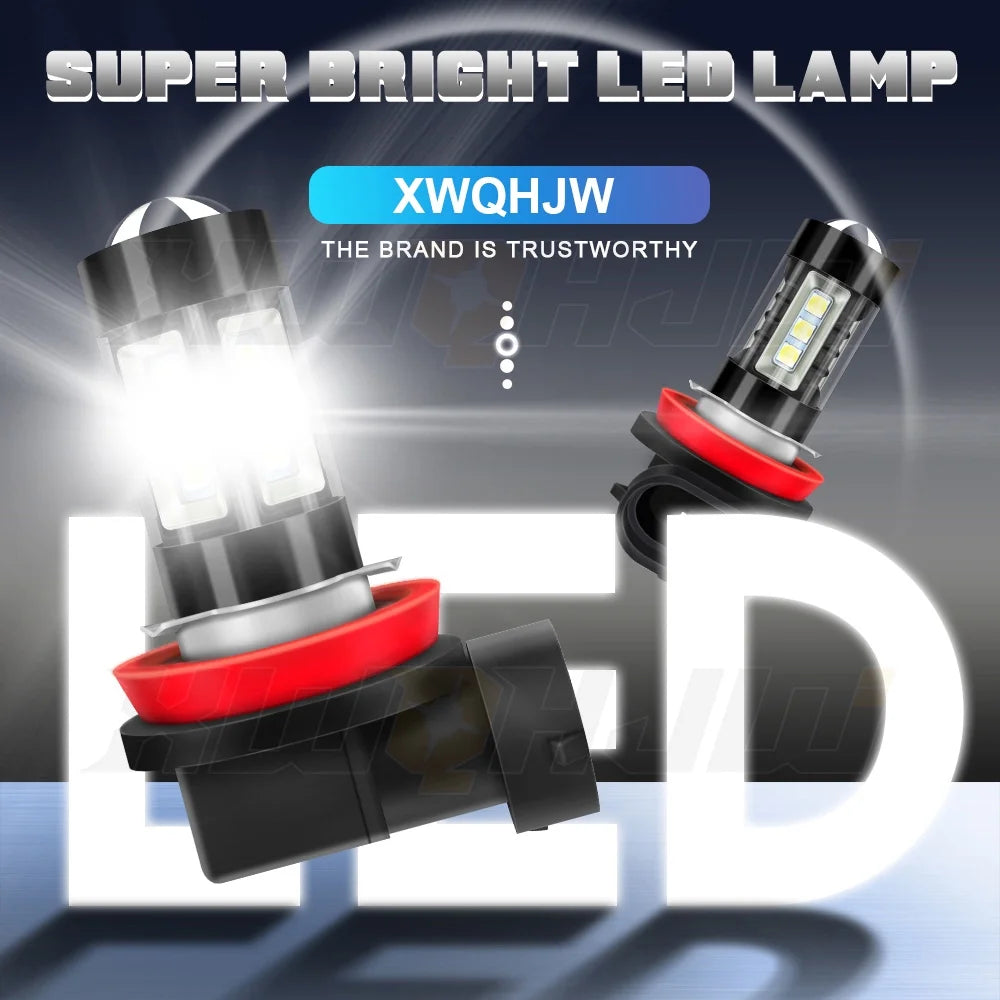 4x LED Bulbs Kit Headlight Foglight White H4/9003+H11/H8 S911