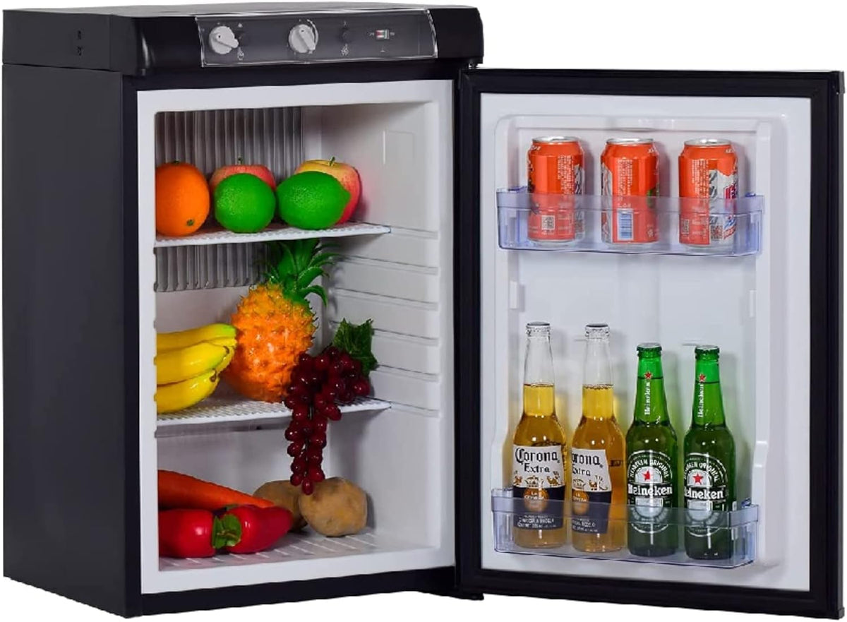 Black 2.1 Cu.ft. 3 Way Propane Refrigerator A904748
