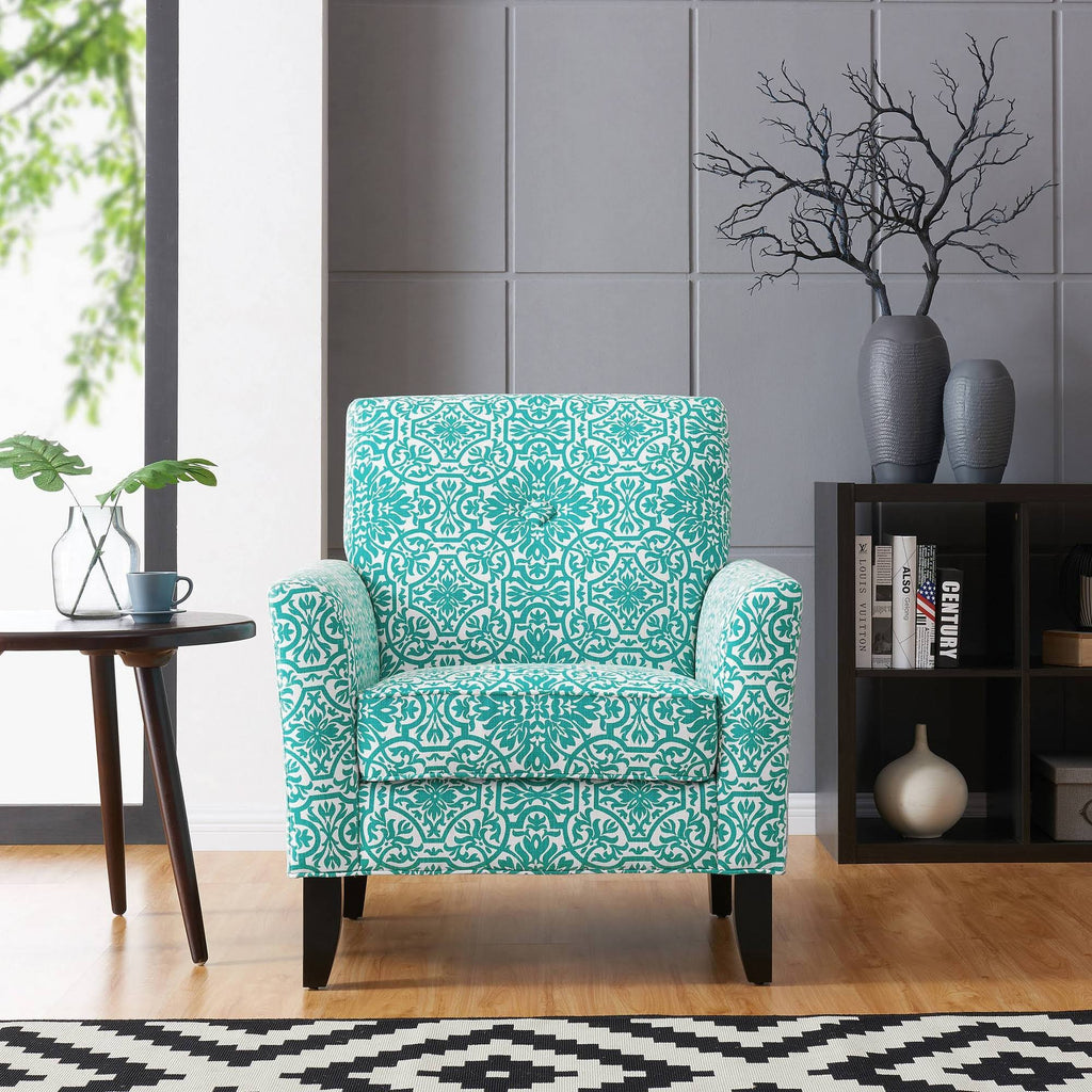 Turquoise Arm Chair B22408