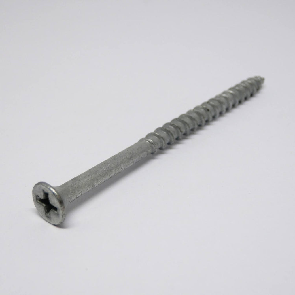 Coarse Deck Screws No. 9 x 3 in. Galvanized 25 lb. Bucket M318366