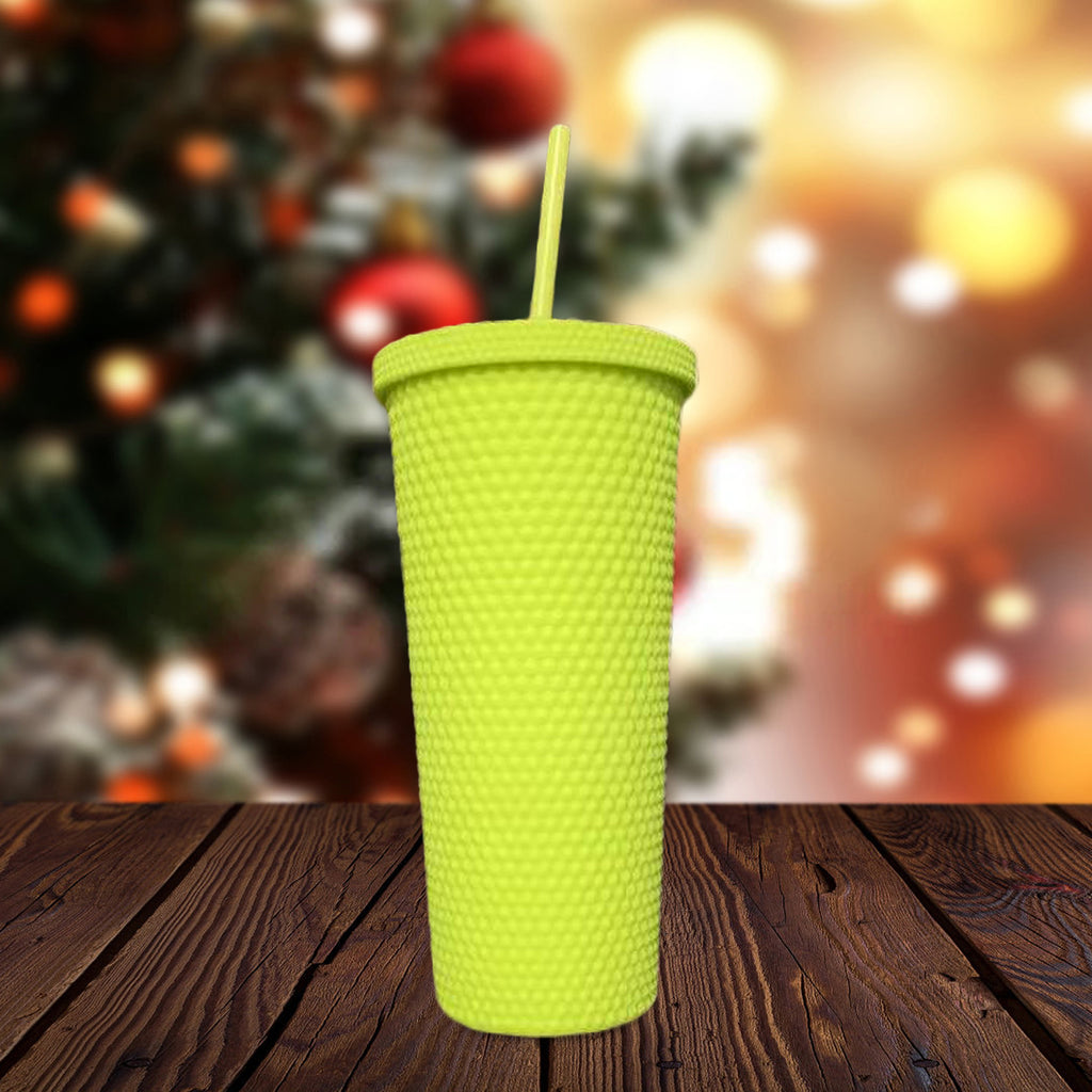 Portable Water Bottle with Straw Cup J689