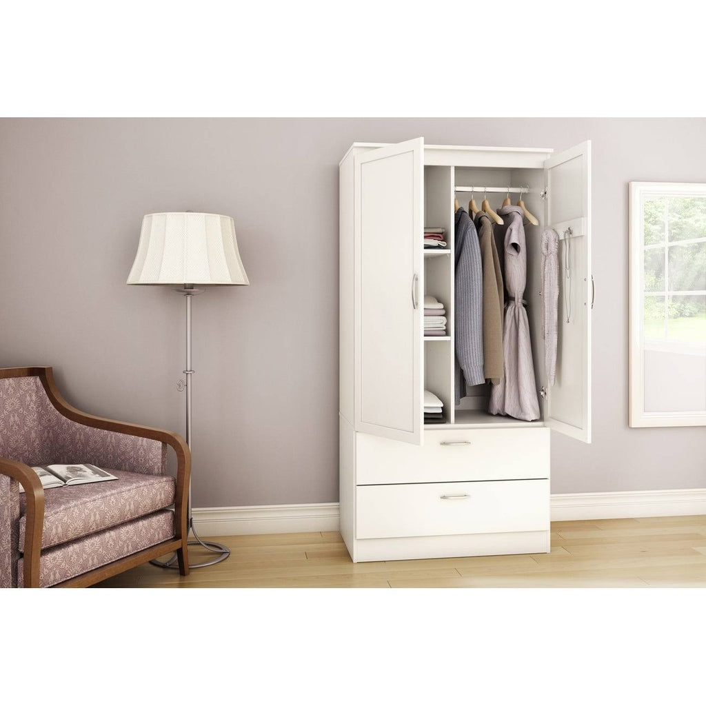 Gray Oak Wardrobe Armoire V425552