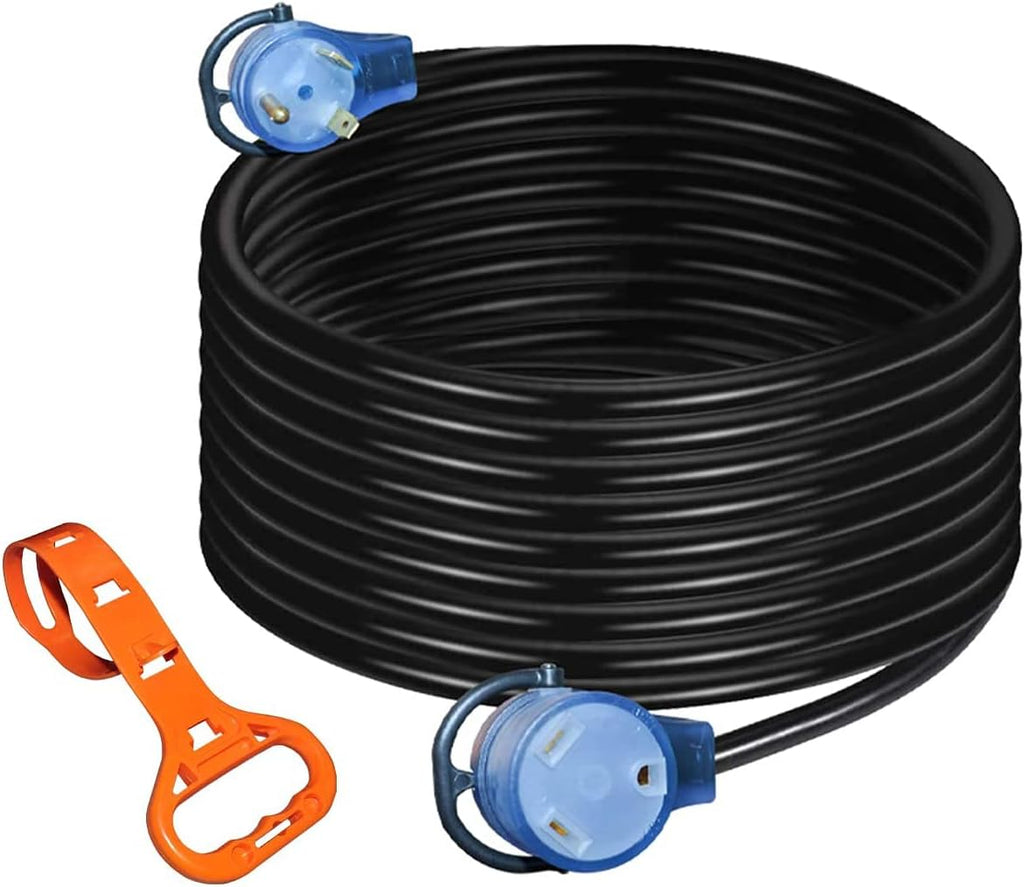 30 Amp RV Power Extension Cord, 100Ft Z183