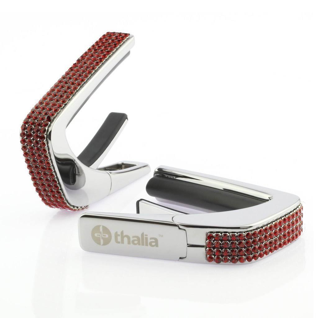 Chrome Guitar Capo Teal I37740