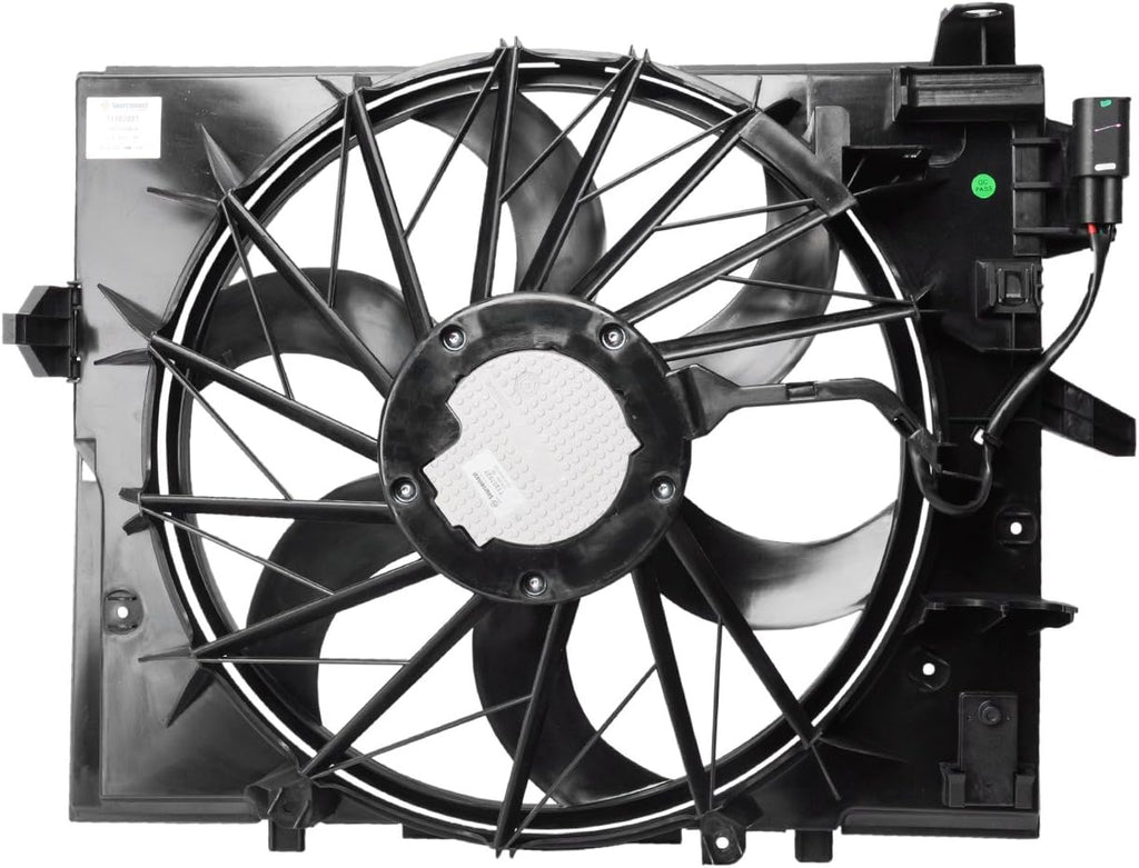 Radiator Cooling Fan Assembly Compatible with BMW E60 525i 530i 2004-2005 Y636