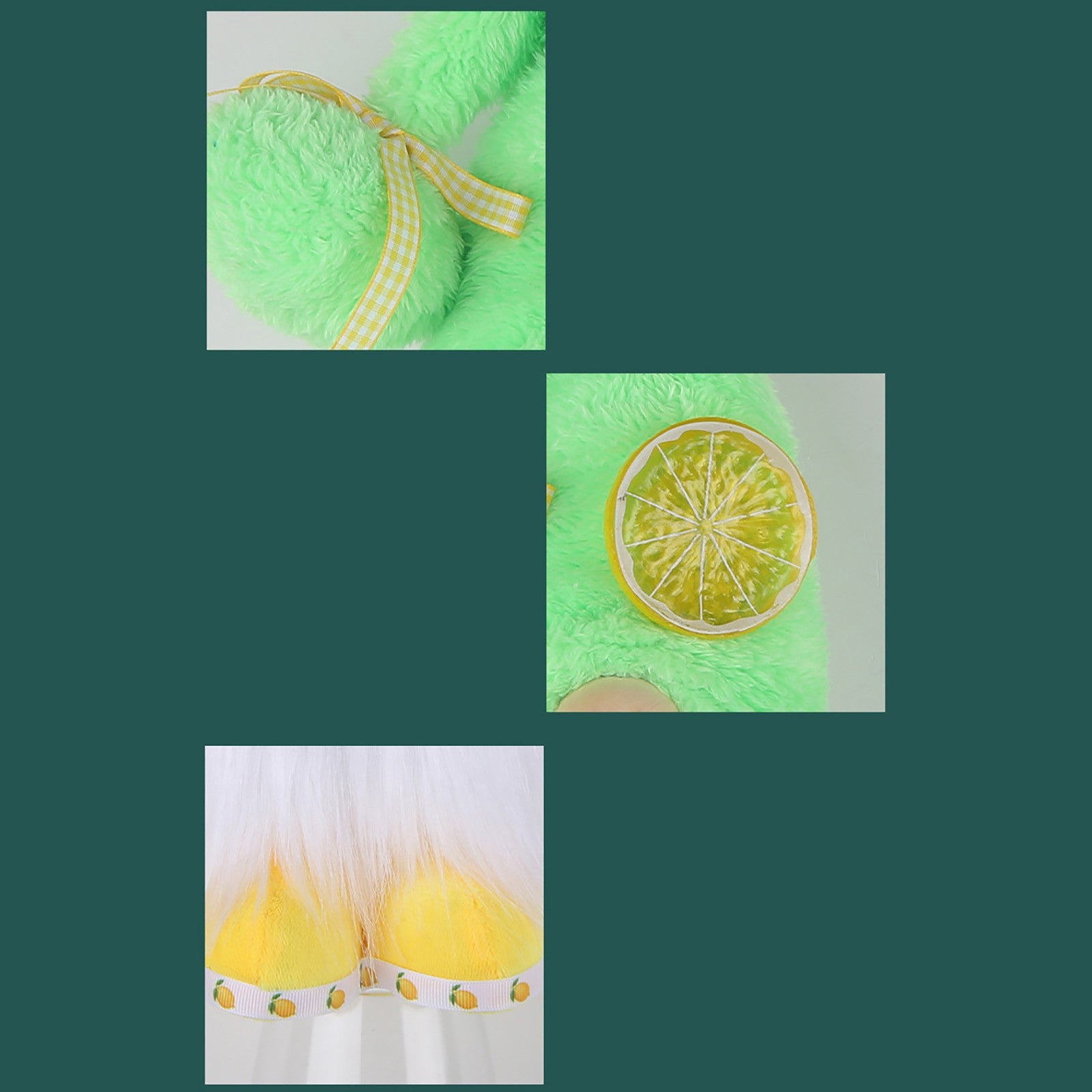 Green Lemon Plush Doll A41196