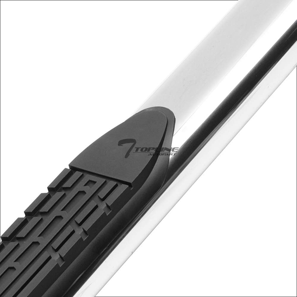 4" Oval Polished Stainless Steel Side Step Nerf Bars Running Boards R8643
