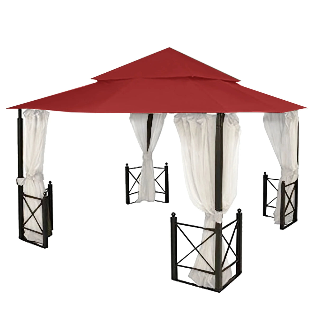12' x 12' Cinnabar Replacement Canopy Top Cover S313676
