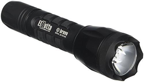 2-Cell Flashlight with Crenellated Bezel Ring High Output AVS Head Strobe Tailcap E242
