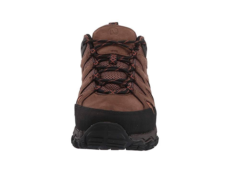 Men's Pulsate Leather Shoes, Size 12, Dark Earth O622342