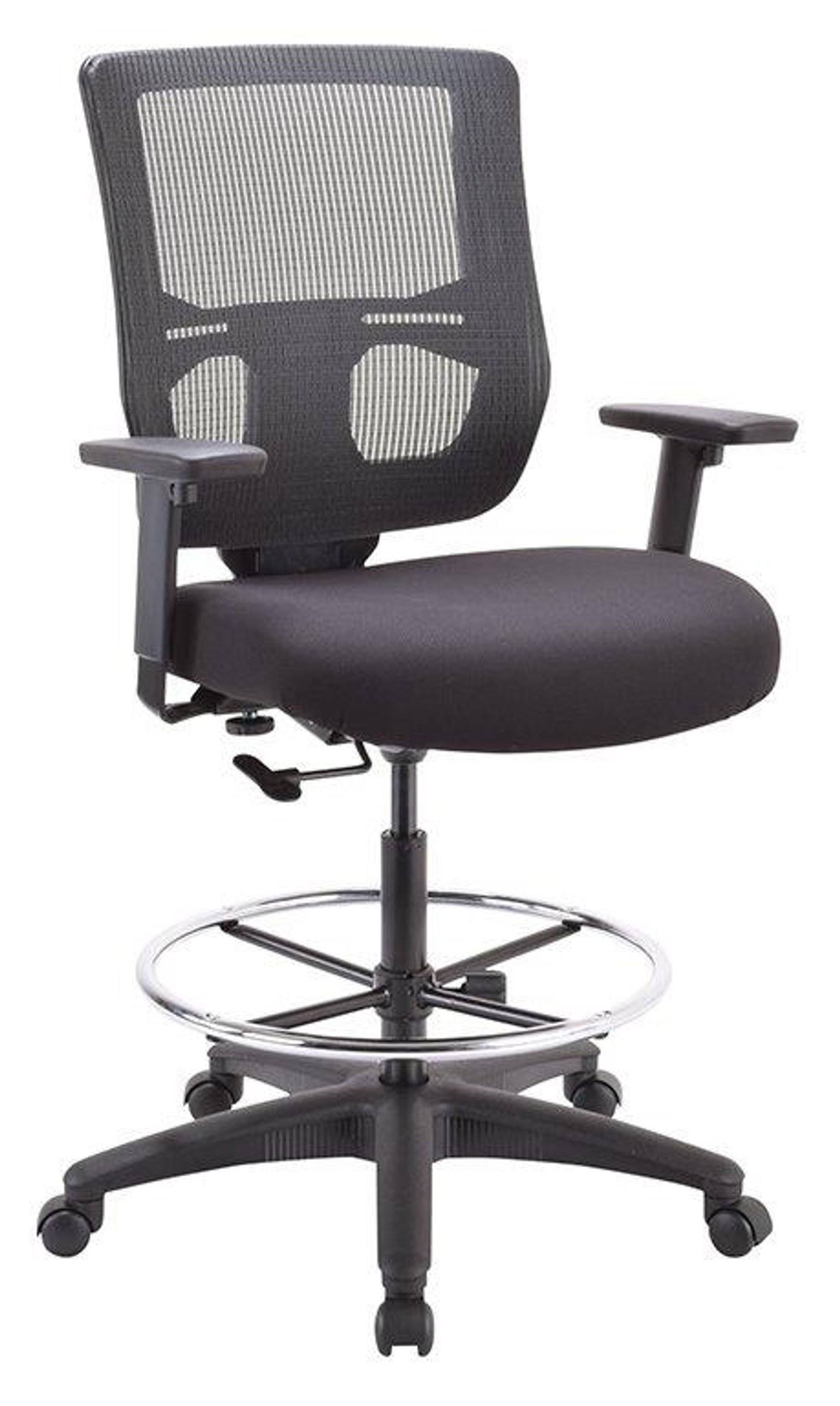 Black Mesh Fabric Extended Height Stool X2021