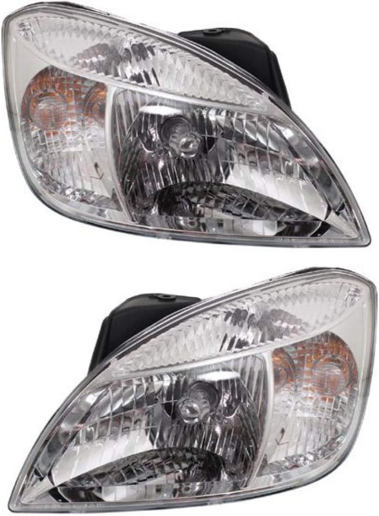 Kia Rio Headlight 2009 2010 2011 Pair Sedan V841